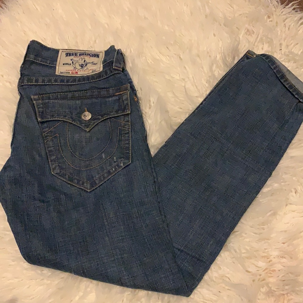 Men’s True Religion Distressed Jeans Slim fit Sz29